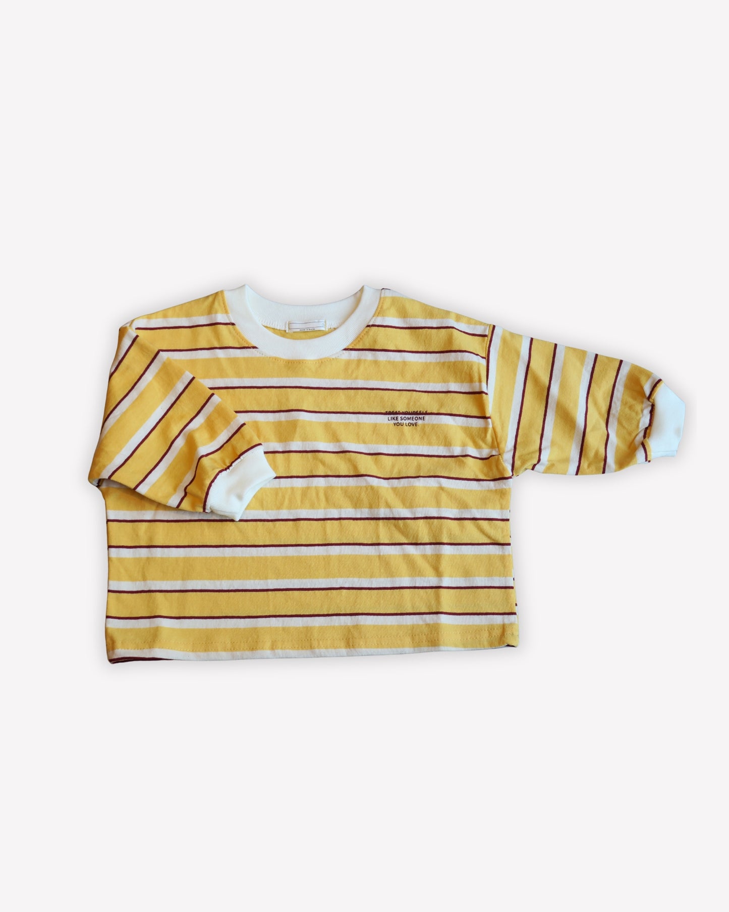 Bebe Striped Tee - Yellow