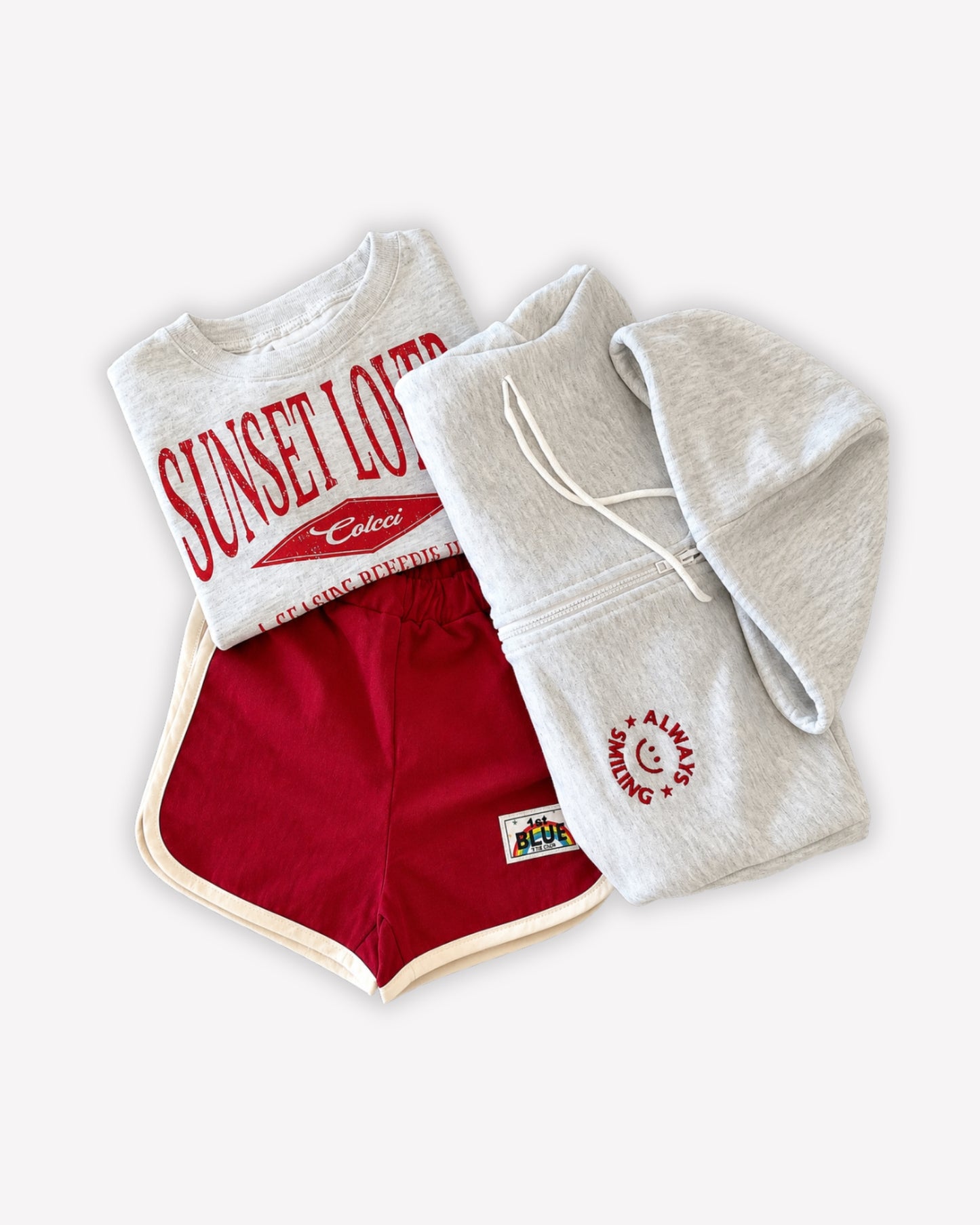 Combi Shorts - Red/Pink