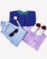 Color block Cardigan - Blue