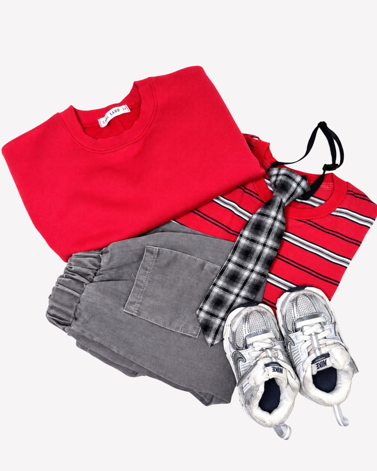 Striped Tee - Red