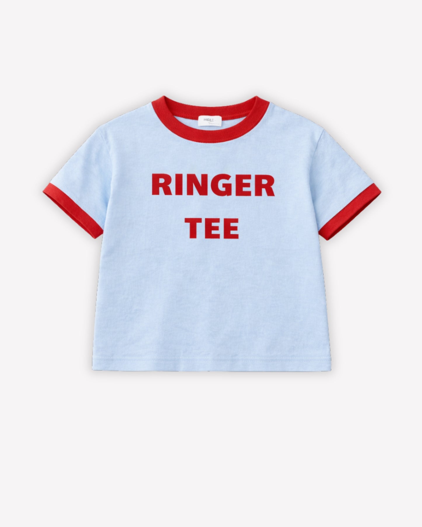Ringer Tee - Sky