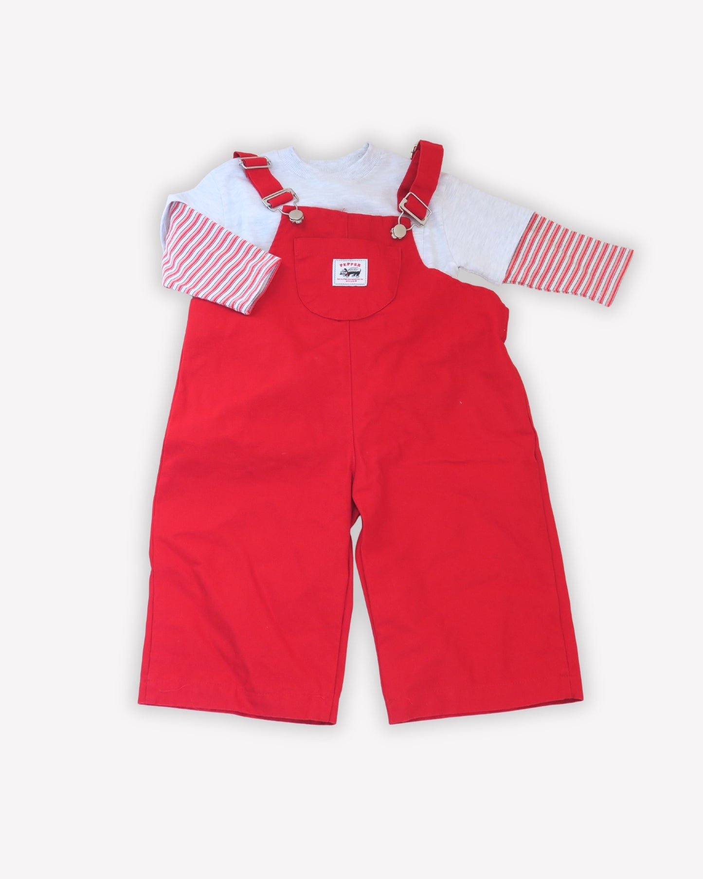 Cherry Overalls - Red