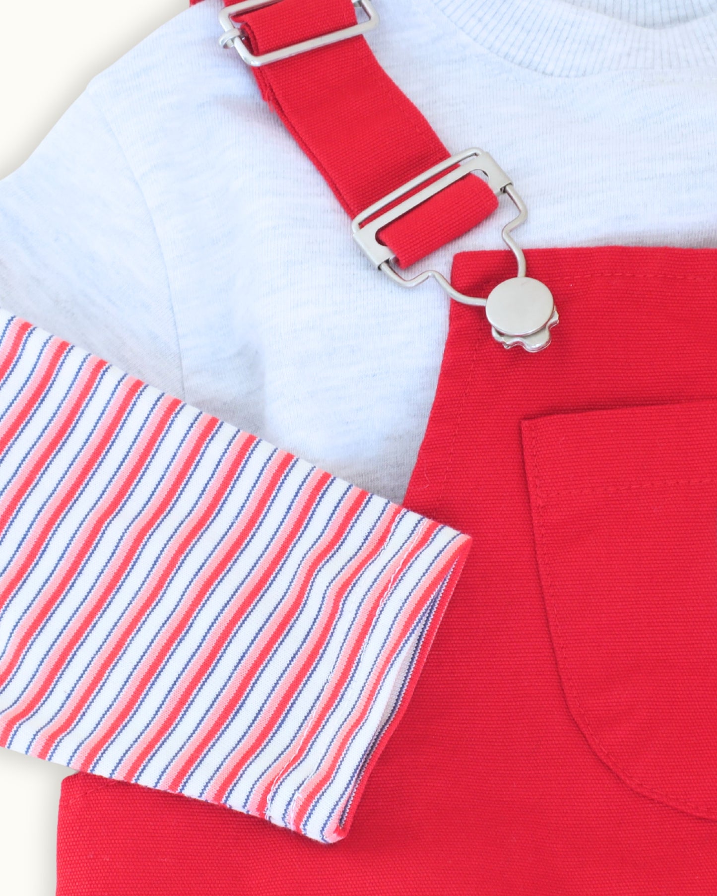 Cherry Overalls - Red