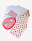 Heart Pants - White/Red
