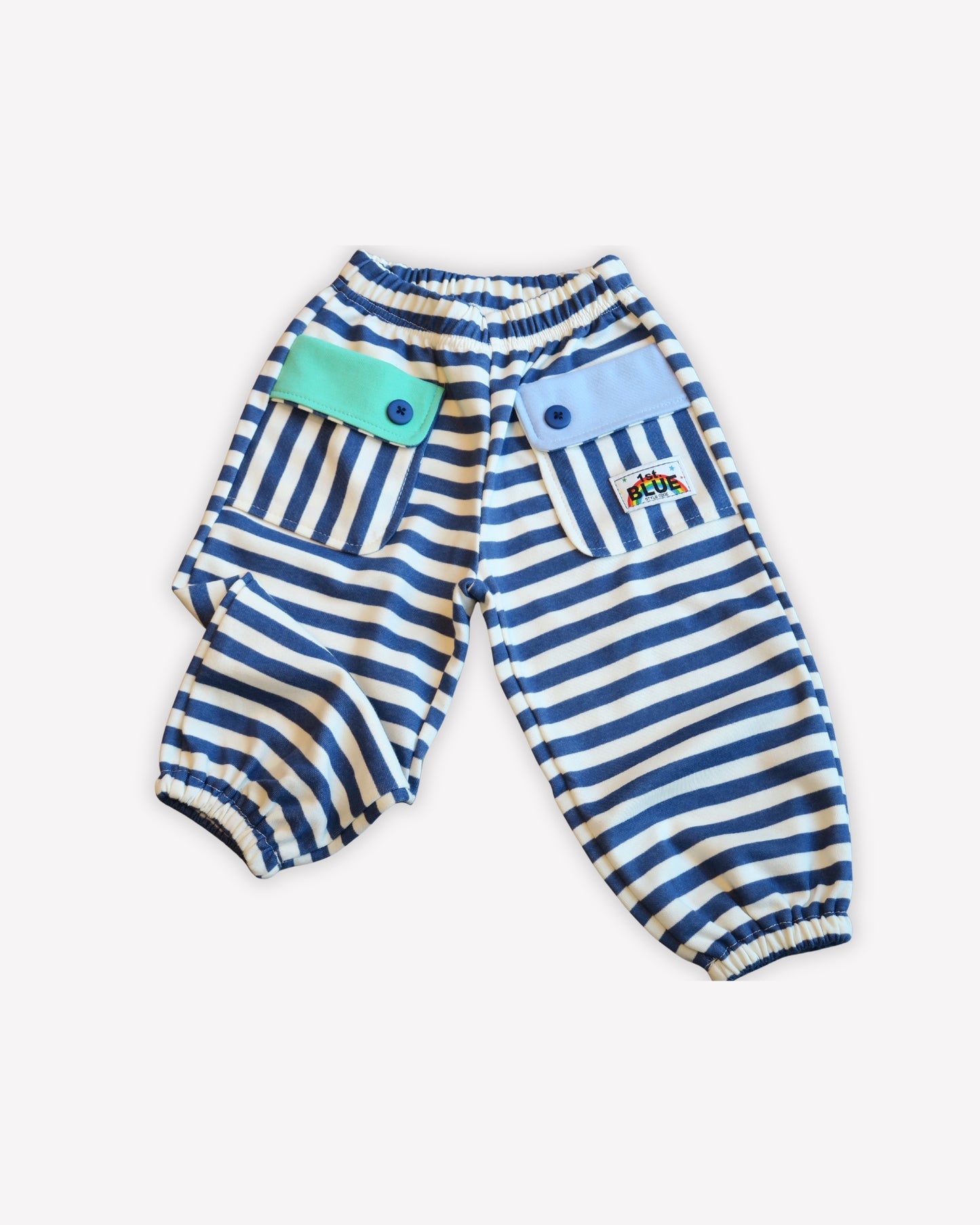 Striped Sweatpants - Blue