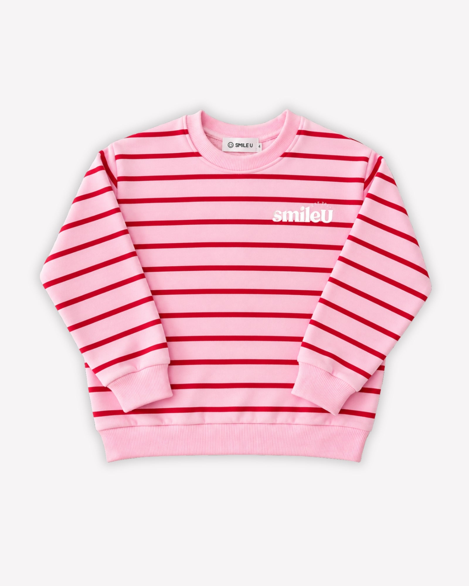 Striped Sweatshirt - Pink
