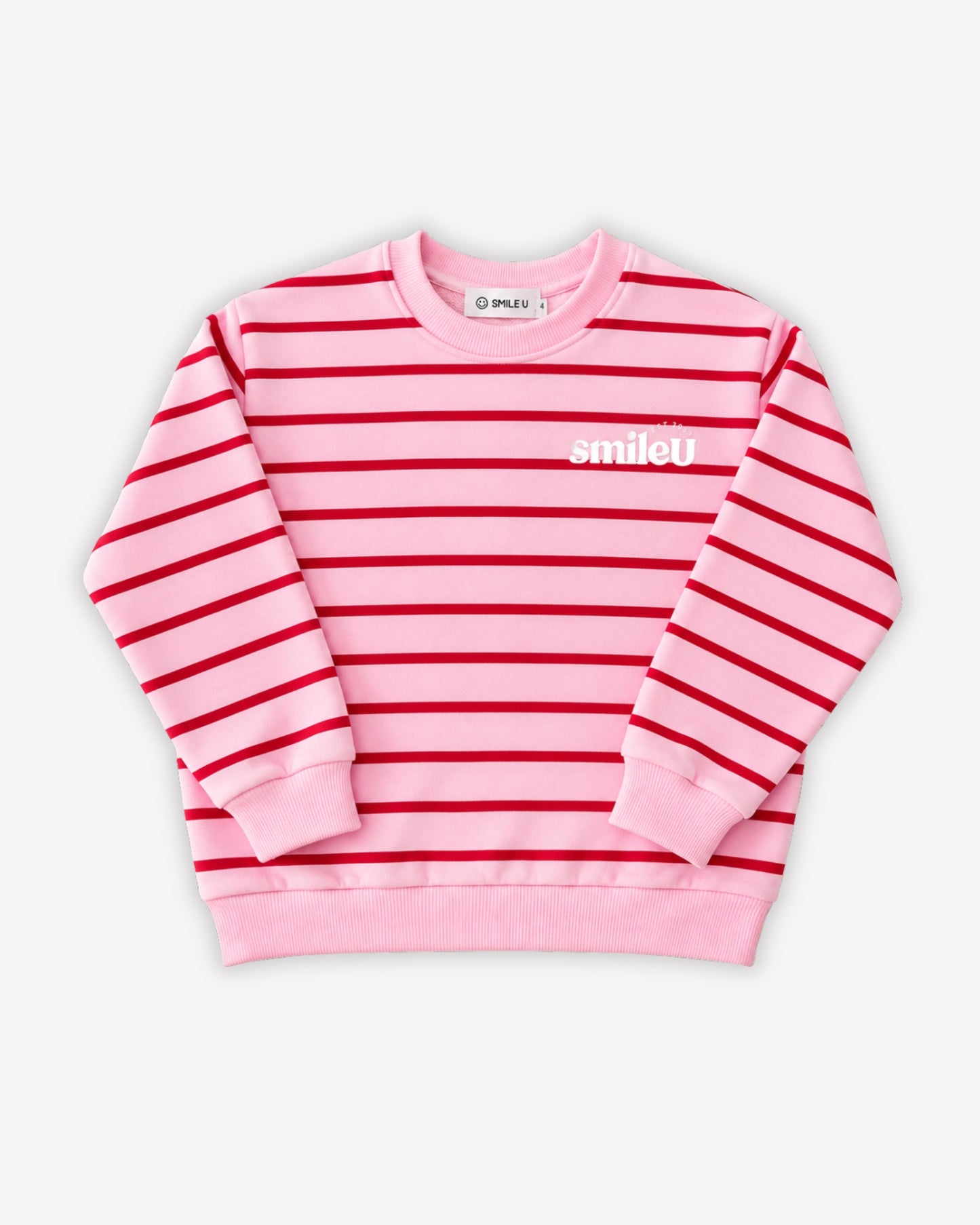 Striped Sweatshirt - Pink