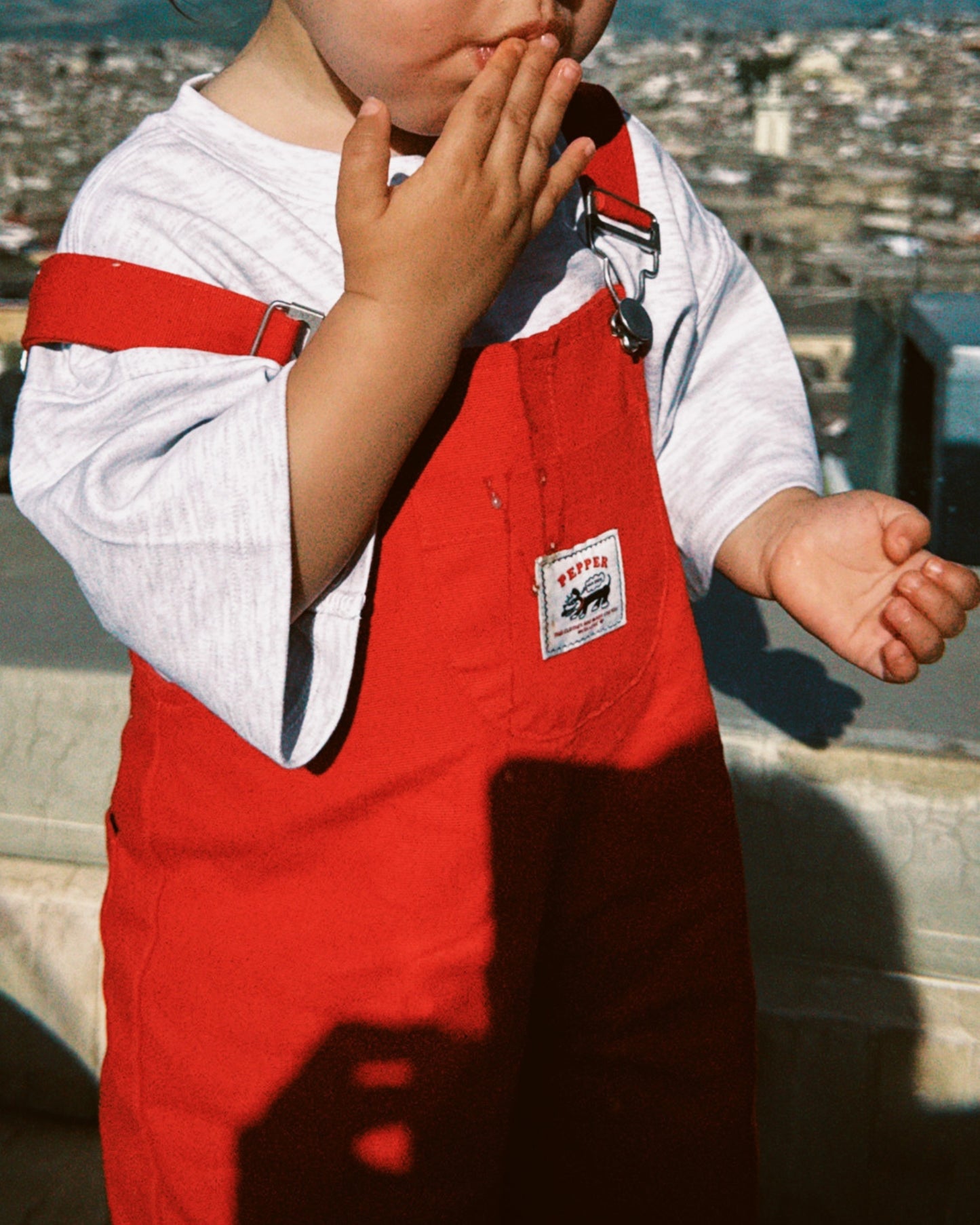 Cherry Overalls - Red