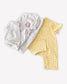 Check Romper - Soft Yellow