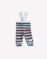 Bebe Striped Leggings - Brown