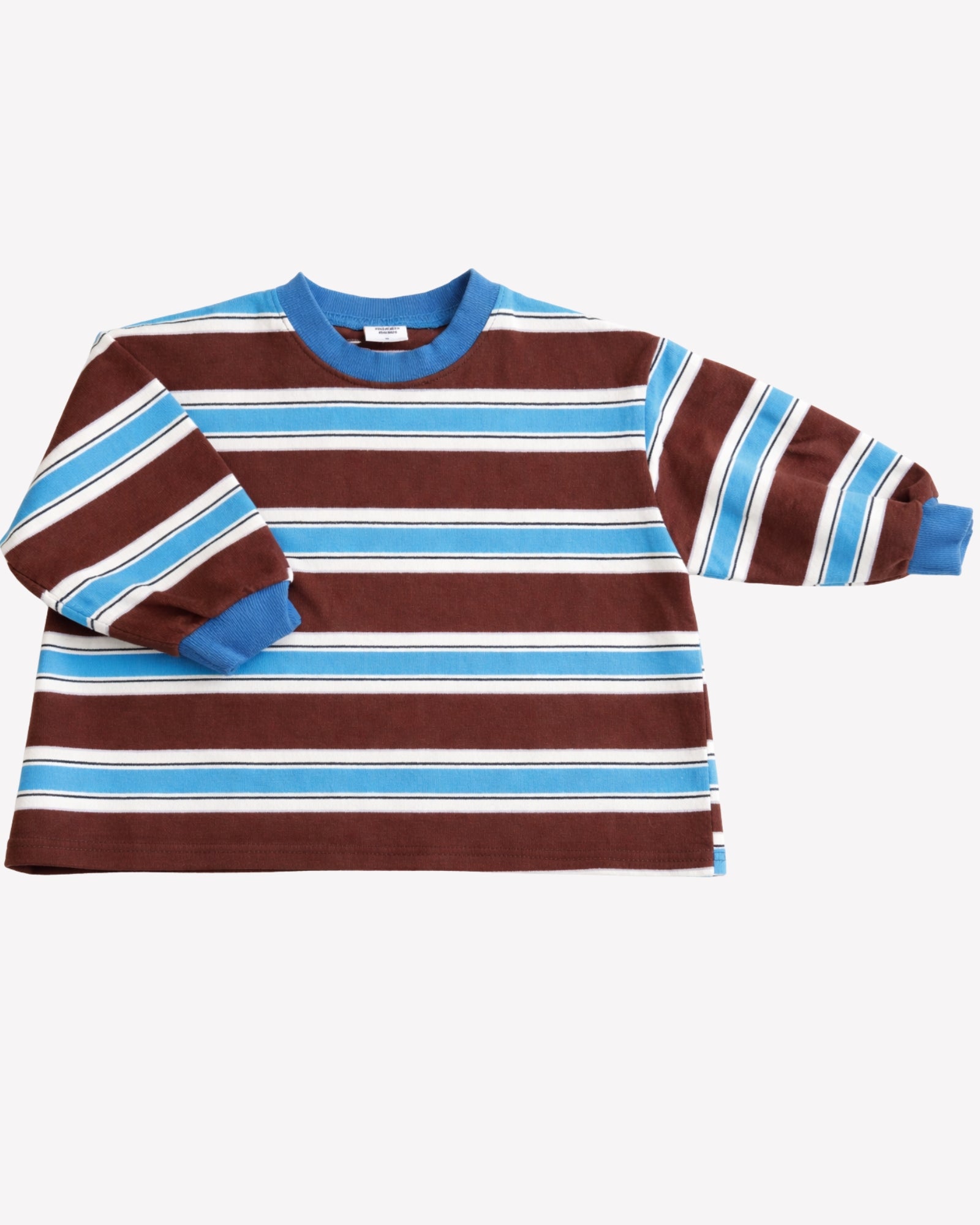 Vintage T-shirt - Bruin/Blauw