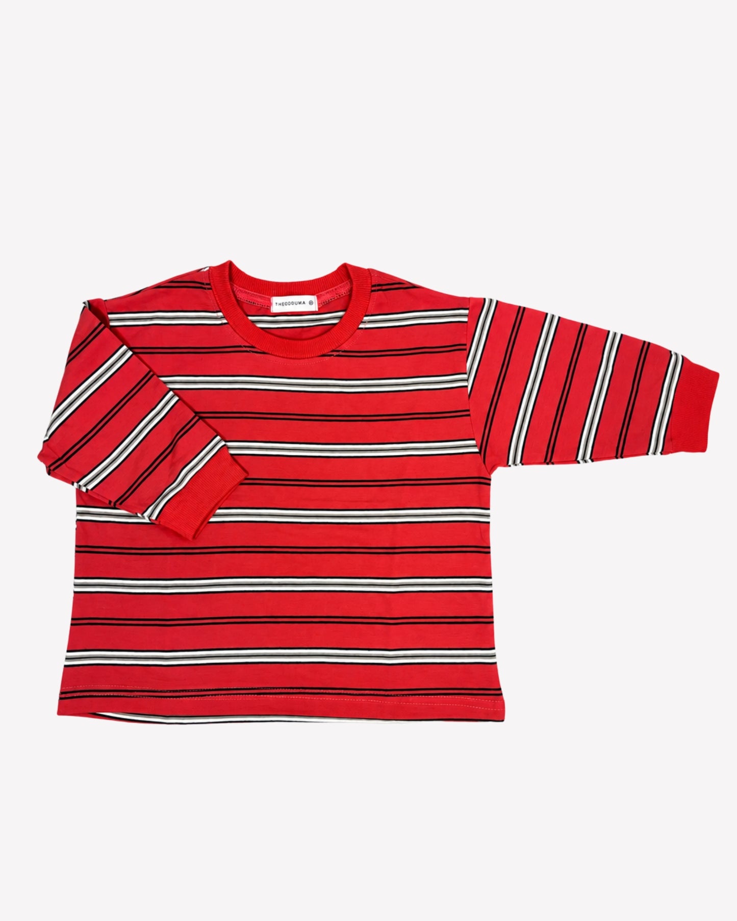Striped Tee - Red